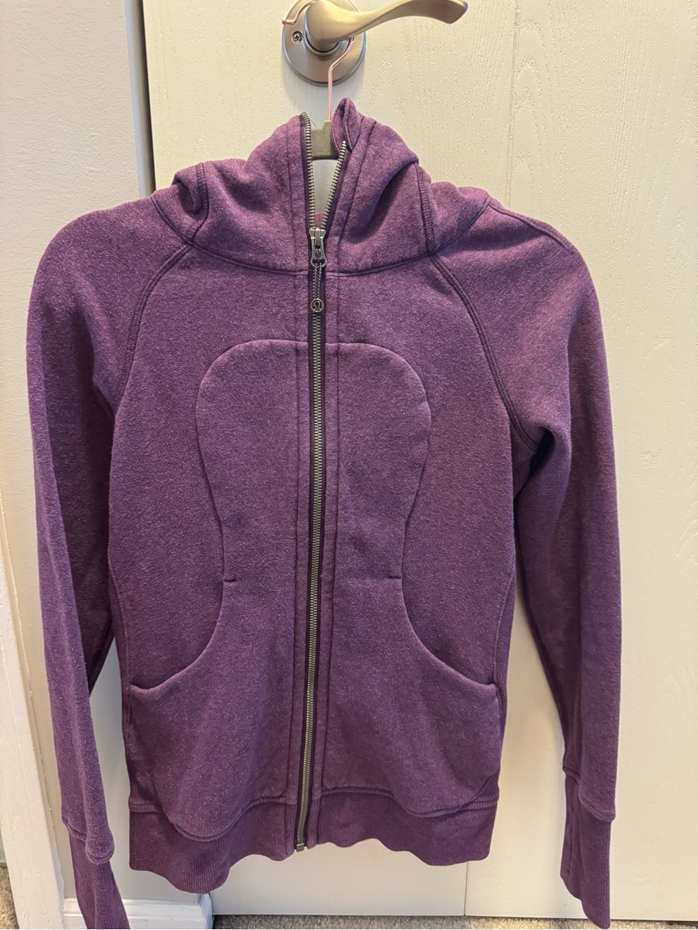 lululemon Heathered Purple Full-Zip Hoodie